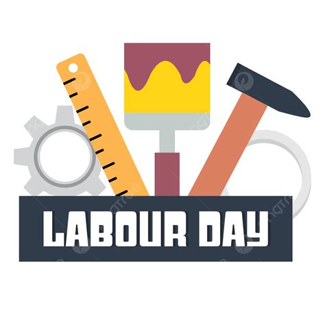 Labour Day Clipart Hd Png Brush Vector Happy Labour Day Design With