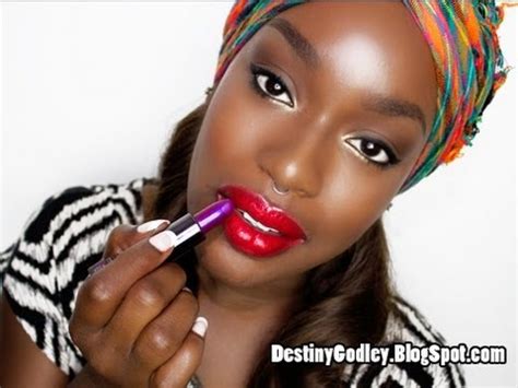 Red Purple Nude Lipstick On BIG LIPS YouTube