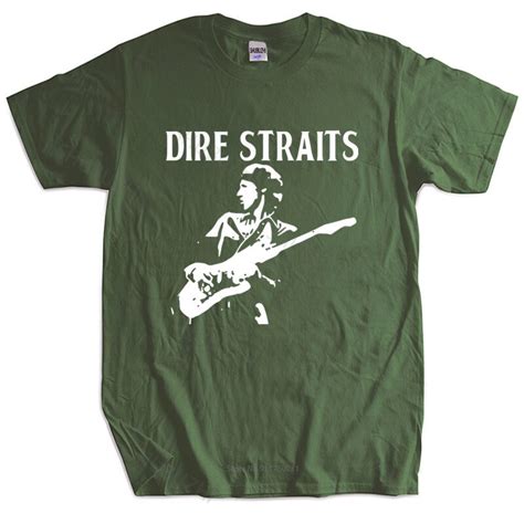 New Tshirt Tees Short Men Dire Straits Band Symbol Tshirt Mens Tshirt