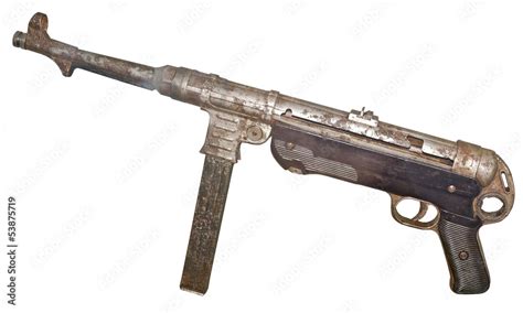 German Mp40 Submachine Gun Stock Photo Adobe Stock