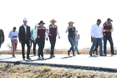 Supervisa Gobernador David Monreal Obras Carreteras En Calera Testigo