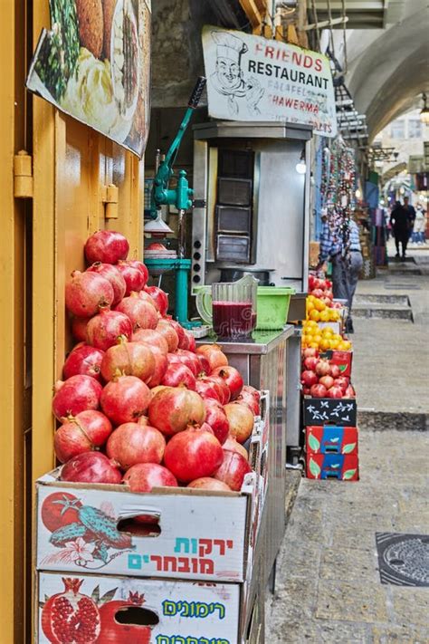 Arab Bazaar In The Old City Of Jerusalem Editorial Image Image Of