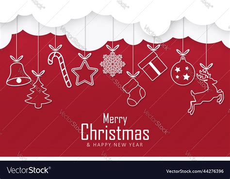 Modern Christmas Background Design Royalty Free Vector Image