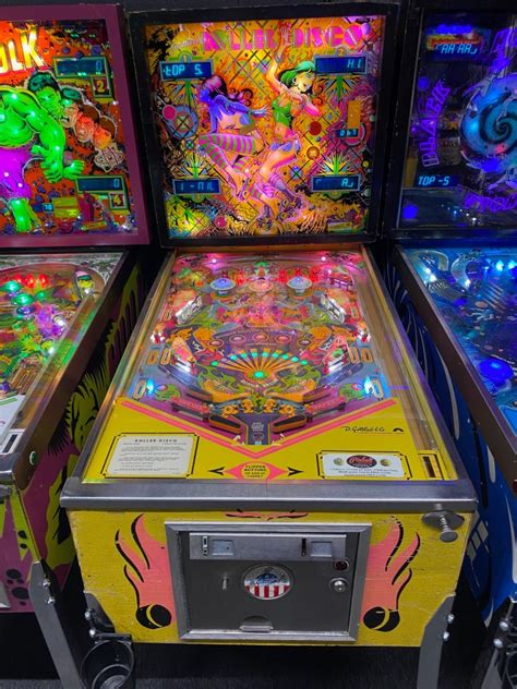 Gottlieb Roller Disco Black Label Pinball Medics