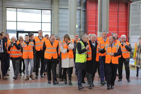 Haute Loire visite de Monsieur Gérard LARCHER Président du Sénat