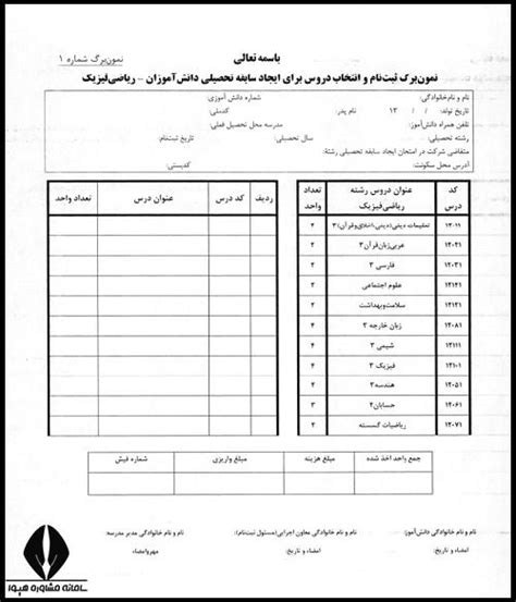 برنامه امتحانات ترمیم معدل ۱۴۰۴ تاریخ خرداد ماه