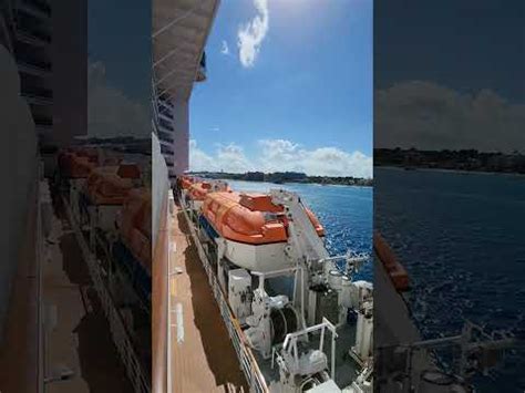 Nassau Bahamas Approach MSC Meraviglia Starboard Side Deck 8