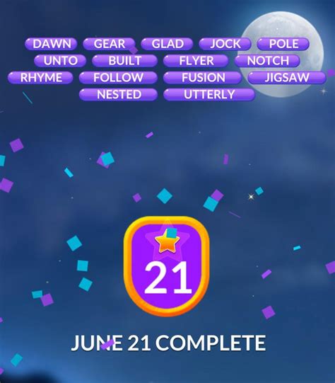 Word Stacks June 21 2023 Daily Qunb