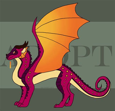 Wings Of Fire Rainwing Adopt Closed By Odysseyadopts On Deviantart