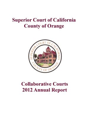 Fillable Online Occourts Superior Court Of California County Of Orange