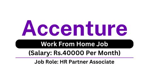 Accenture Job Hr Partner Associate Job Work From Home Freshers