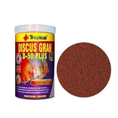 Ração Para Acará Disco Tropical Discus D50 Plus Gran 44g em Promoção