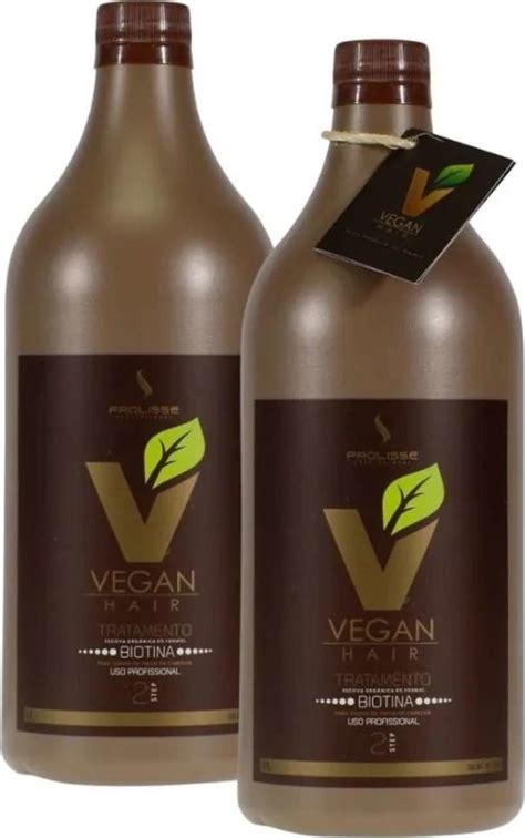 Kit Escova Progressiva Orgânica Vegan Hair Progressiva Sem Formol 1 Litro