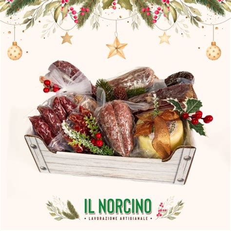 Cesto Natalizio Platino Il Norcino Lavorazione Salumi Artigianale