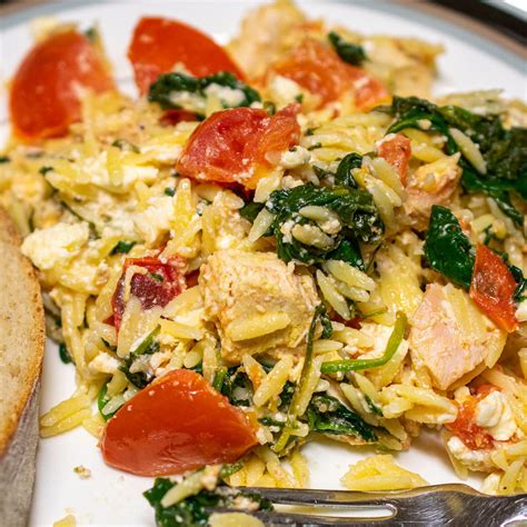 Chicken Orzo Casserole With Spinach Joe S Healthy Meals