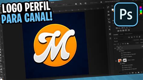 Como Fazer Logo Perfil RÁpido Photoshop Cc Youtube