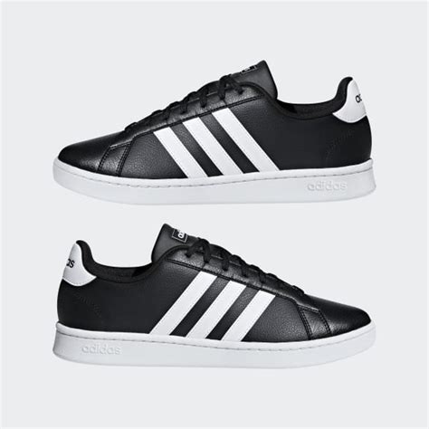 adidas Grand Court Shoes - Black | F36393 | adidas US