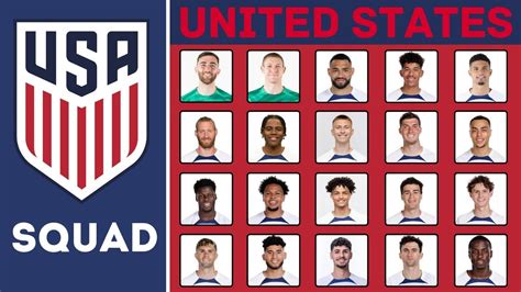 United States Squad International Friendlies October Footworld