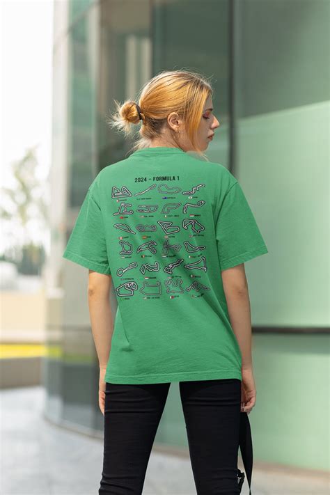 Formula 1 2024 Calendar Formula One 2024 Calendar T Shirt Formula 1 Tee F1 Tee F1 Track