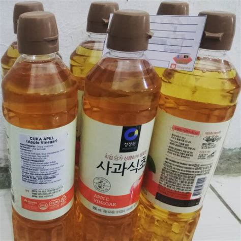 Jual Cuka Apel Korea Apple Vinegar Daesang Chung Jung One 900ml