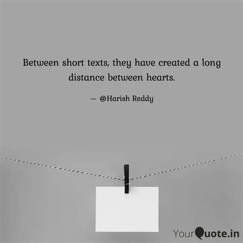 Between Short Texts They Quotes Writings By Harish Reddy S