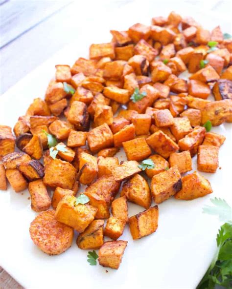 Roasted Mexican Sweet Potatoes Mamá Maggie S Kitchen