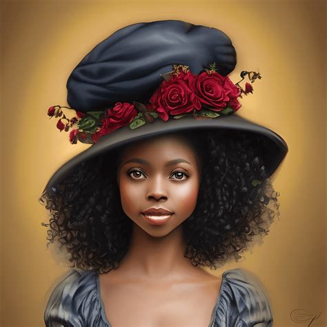 3d African American Girl With Gorgeous Eyes · Creative Fabrica