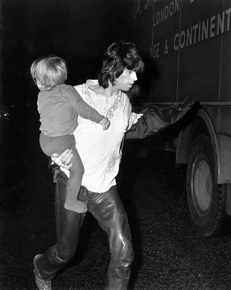 Rolling Stones Keith Richard Backstage With His Son Marlon