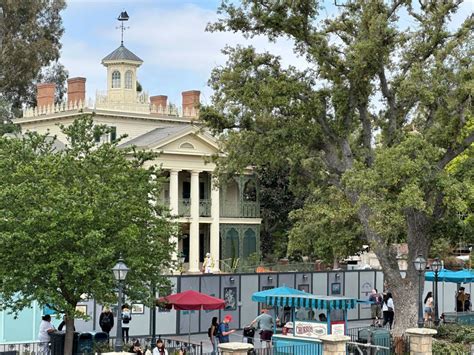 Haunted Mansion Grounds Expansion Construction Continues Wdw News Today