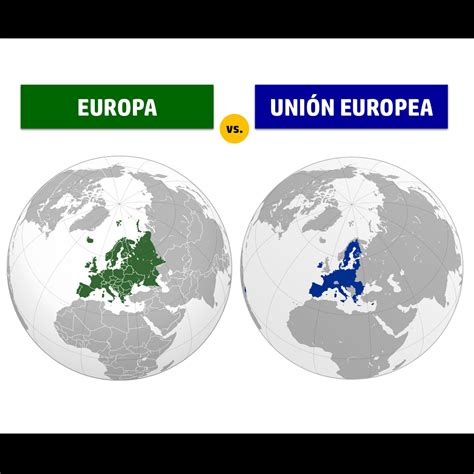 Diferencia entre Europa y Unión Europea Saber es práctico