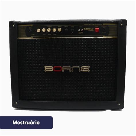 ÚLTIMA PEÇA Amplificador Borne Vorax Preto 100W RMS Multisom