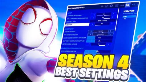 New Best Controller Settings For Season 4 Chapter 3 Insane Aim