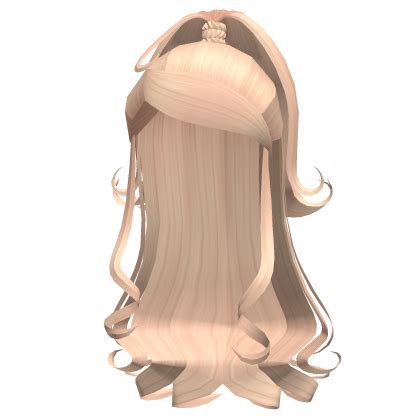 Swirly Bubbly Ponytail Blonde Roblox