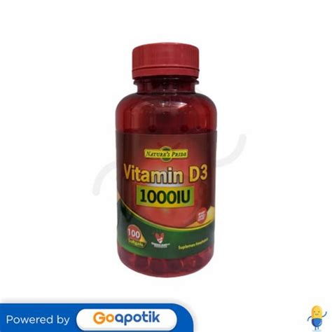 Nature S Pride Vitamin D Iu Botol Kapsul Kegunaan Efek