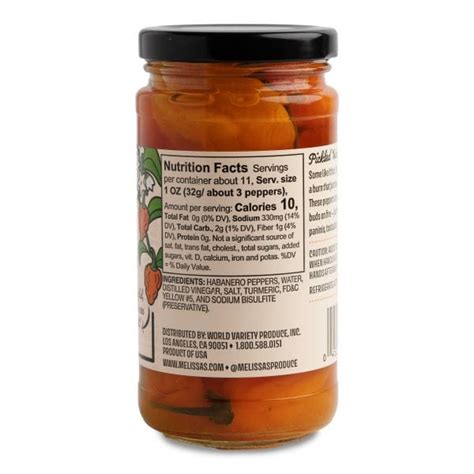 Pickled Habanero Peppers — Melissas Produce