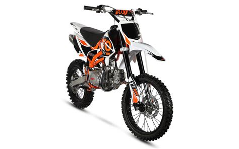 CENKOO 125 125cc 17 14 Cross Dirt Bike Pit Bike Orange Weiß Cenkoo Bike