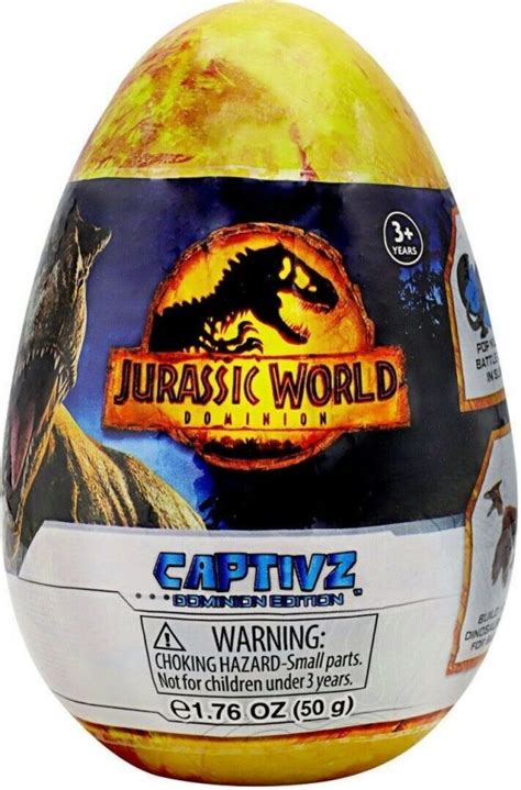 Jurassic World Dominion Captivz Toy Figure Dinosaur Mystery Egg The