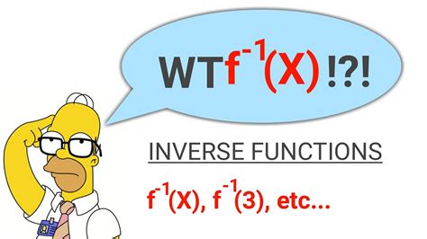 Inverse Functions Gcse 9 1 Maths Youtube