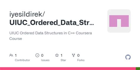 Github Iyesildirekuiucordereddatastructures Uiuc Ordered Data