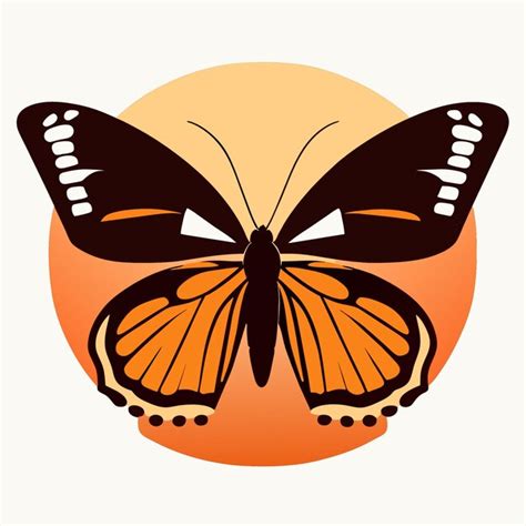 Premium Vector Monarch Butterfly Flight Artistic Vision Realized