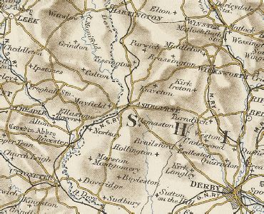 history  ashbourne  derbyshire dales map  description