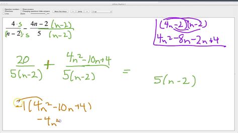 Add Subtract Rational Expressions Unlike Denominators Youtube