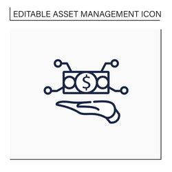 Asset Icon Vector Images Over