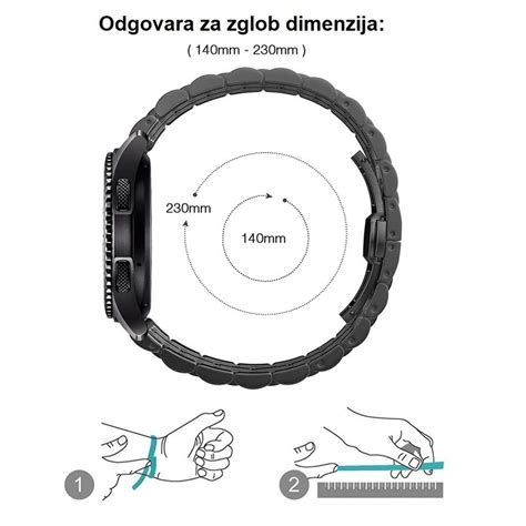 Metalna Narukvica Remen Za Sat Mm Quick Fit Adlogic