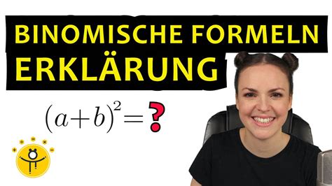 BINOMISCHE FORMELN Erklärung Herleitung Formel einfach erklärt YouTube