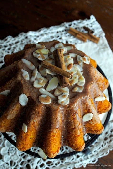 Pane Burro E Alici Torta Alla Zucca Con Mandorle E Glassa Alla