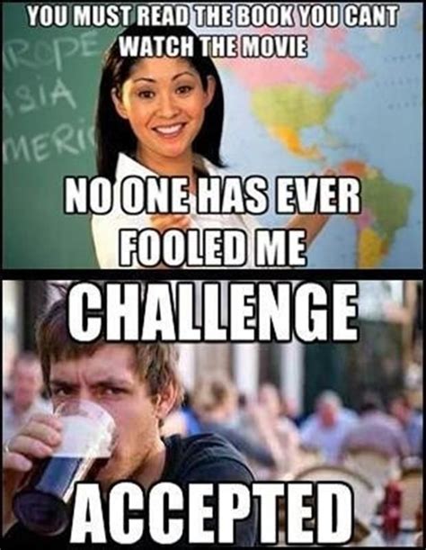 Challenge Accepted Funny Quotes Shortquotescc