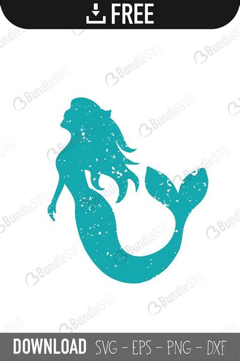 Mermaid Svg Cut Files Download Bundlesvg