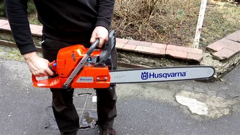 Chainsaw Husqvarna 390 XP BAR 24 60 CM 3 8 Cold Start YouTube