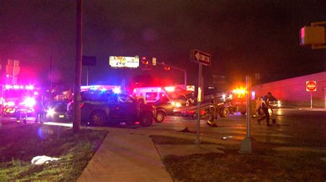 Sapd 3 Vehicle Crash On Northwest Side Sends Pair To Hospital Youtube